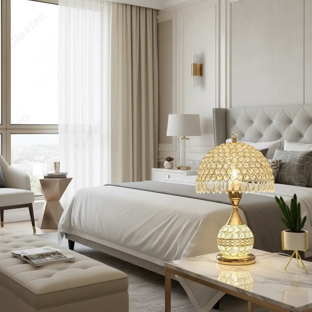 Lampe de Chevet Cristal