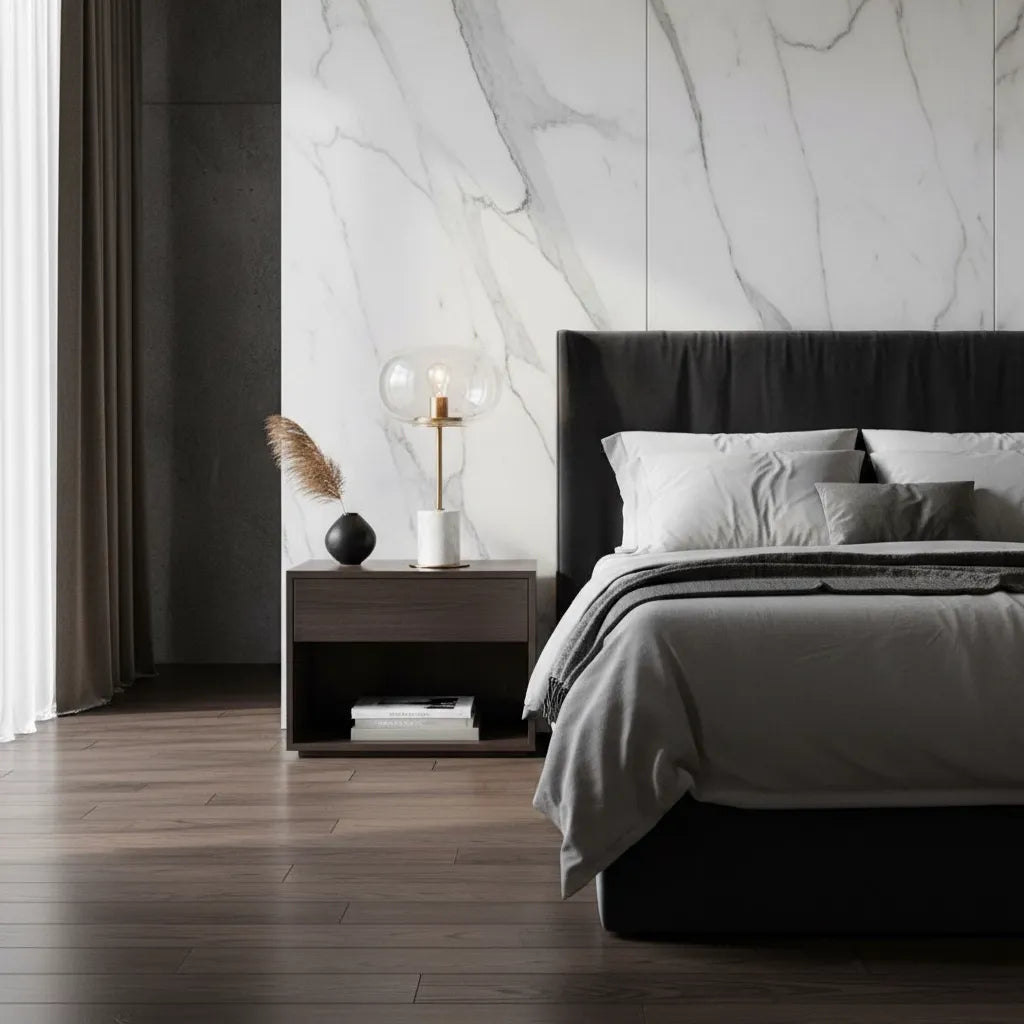 Lampe de Chevet Design Marbre