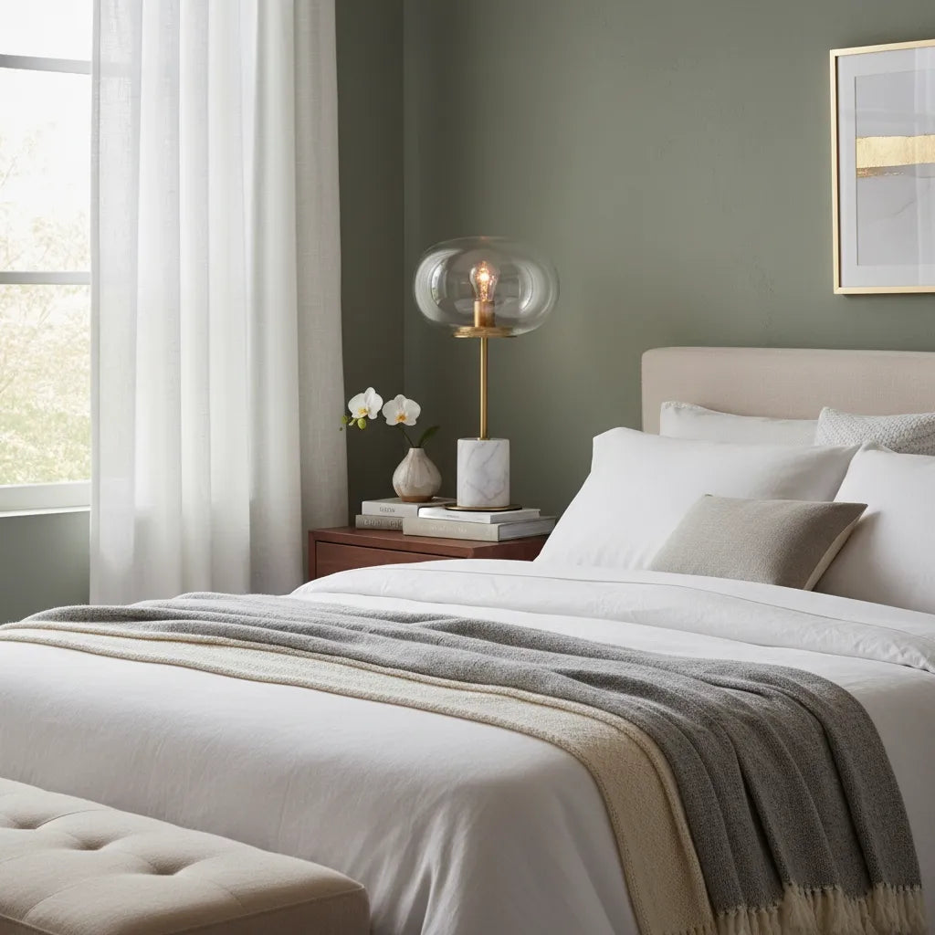 Lampe de Chevet Design Marbre