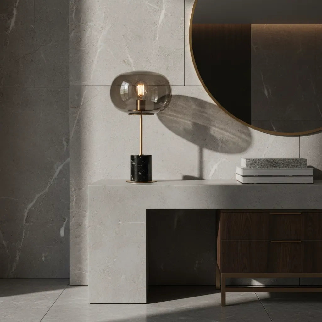 Lampe de Chevet Design Marbre