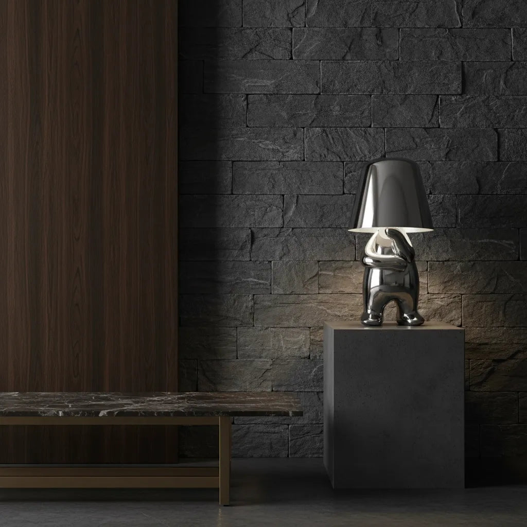 Lampe de Chevet Dorée Originale