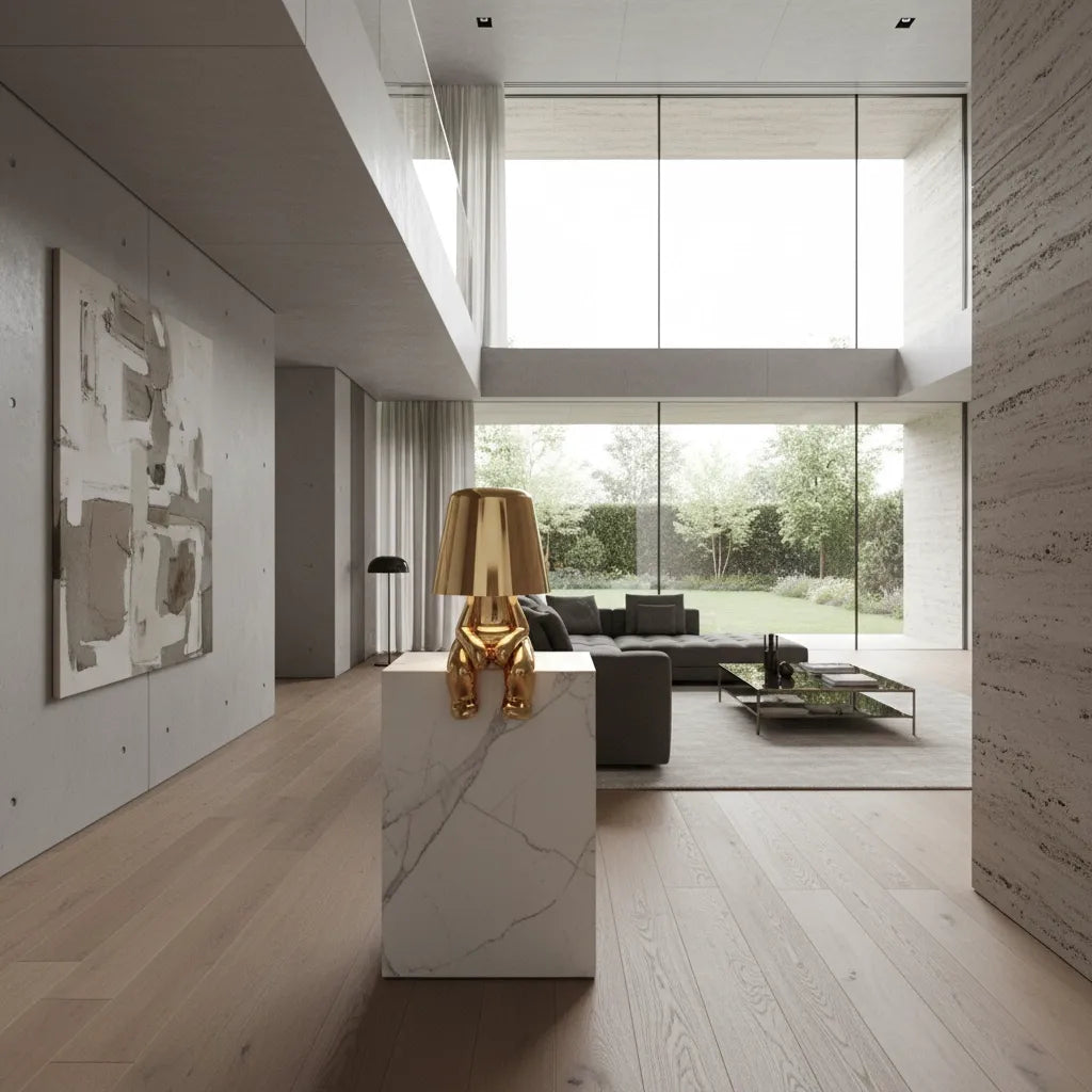 Lampe de Chevet Dorée Originale