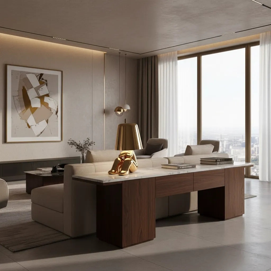 Lampe de Chevet Dorée Originale