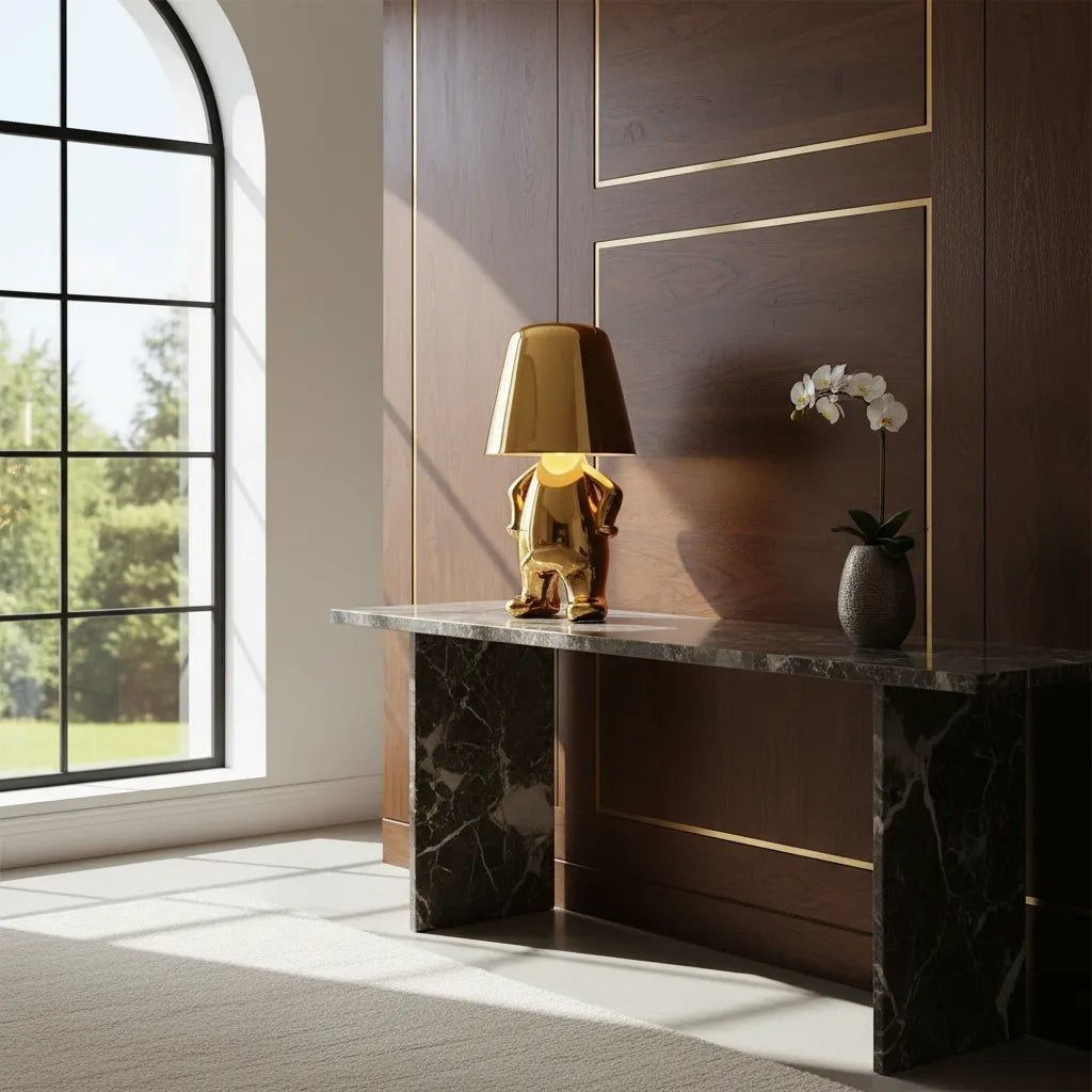 Lampe de Chevet Dorée Originale