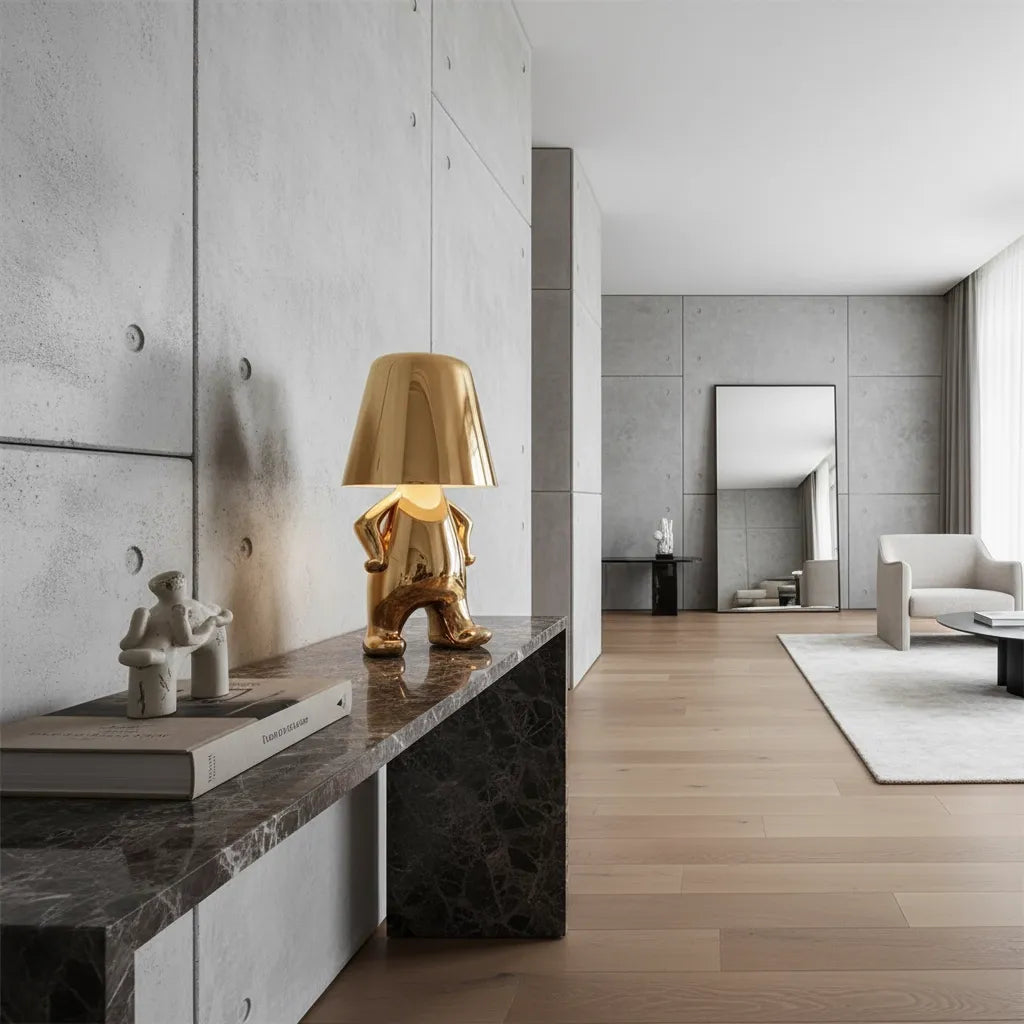 Lampe de Chevet Dorée Originale