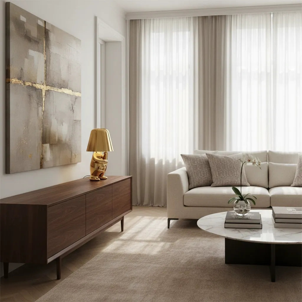 Lampe de Chevet Dorée Originale