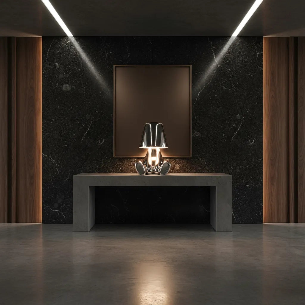 Lampe de Chevet Dorée Originale