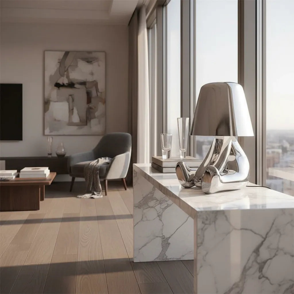 Lampe de Chevet Dorée Originale