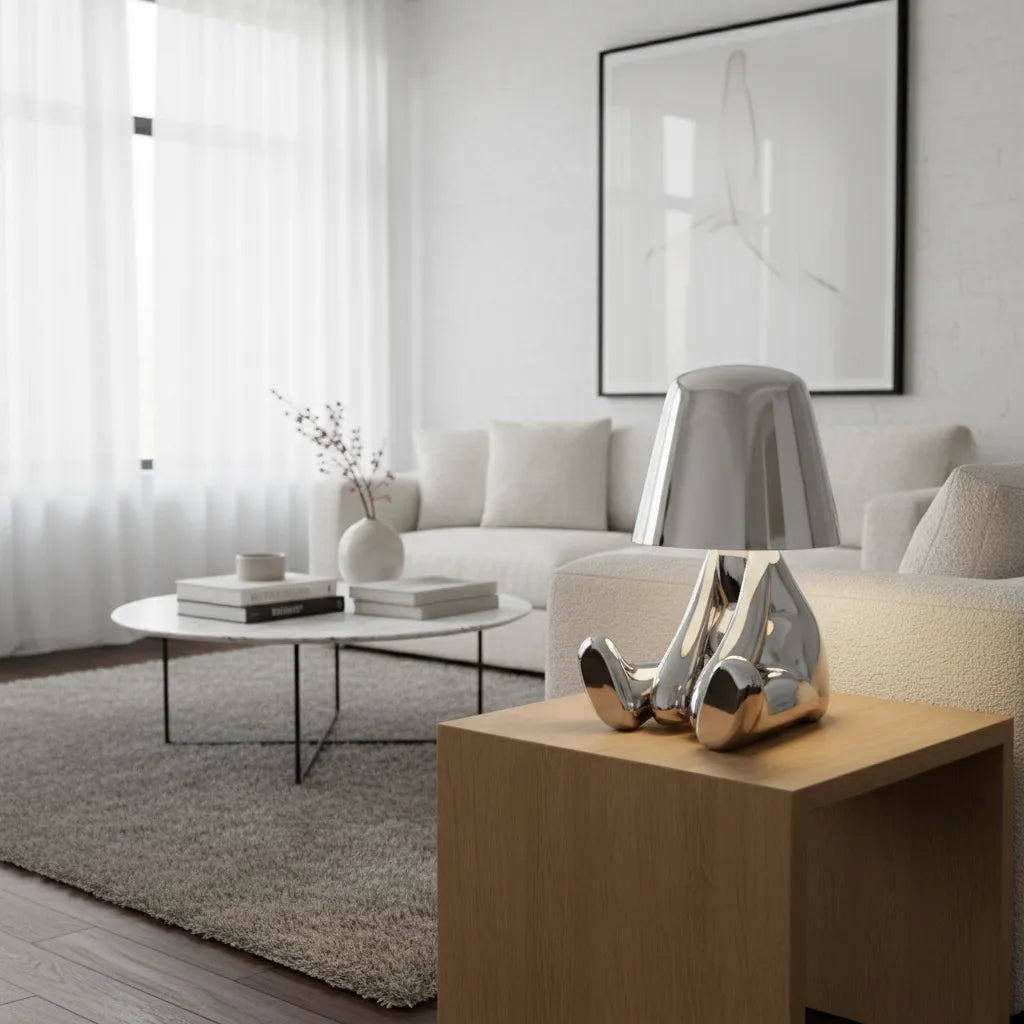 Lampe de Chevet Dorée Originale