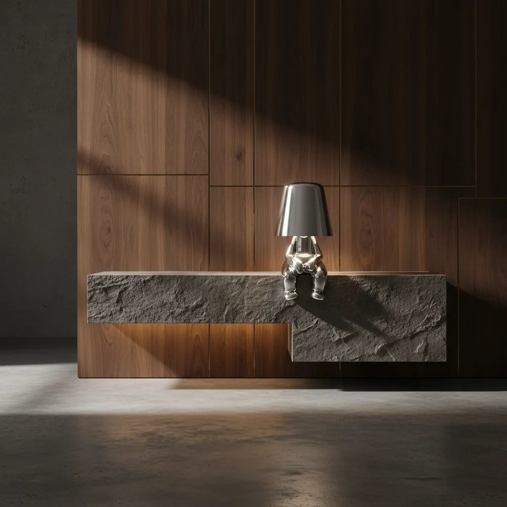 Lampe de Chevet Dorée Originale