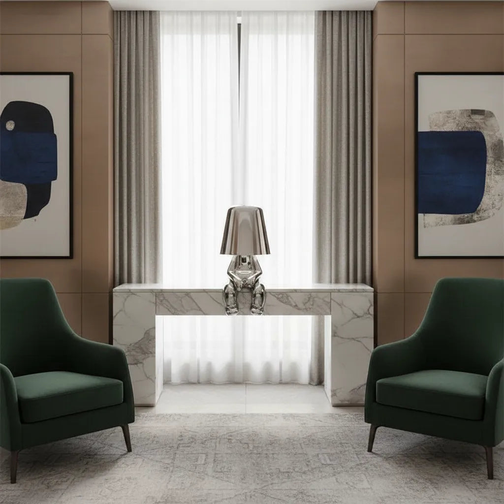 Lampe de Chevet Dorée Originale