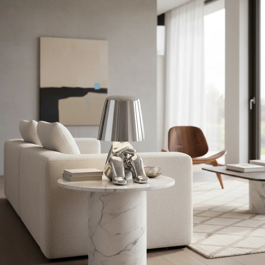 Lampe de Chevet Dorée Originale