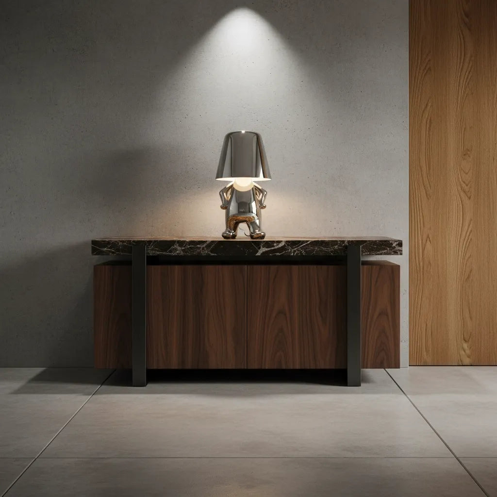 Lampe de Chevet Dorée Originale