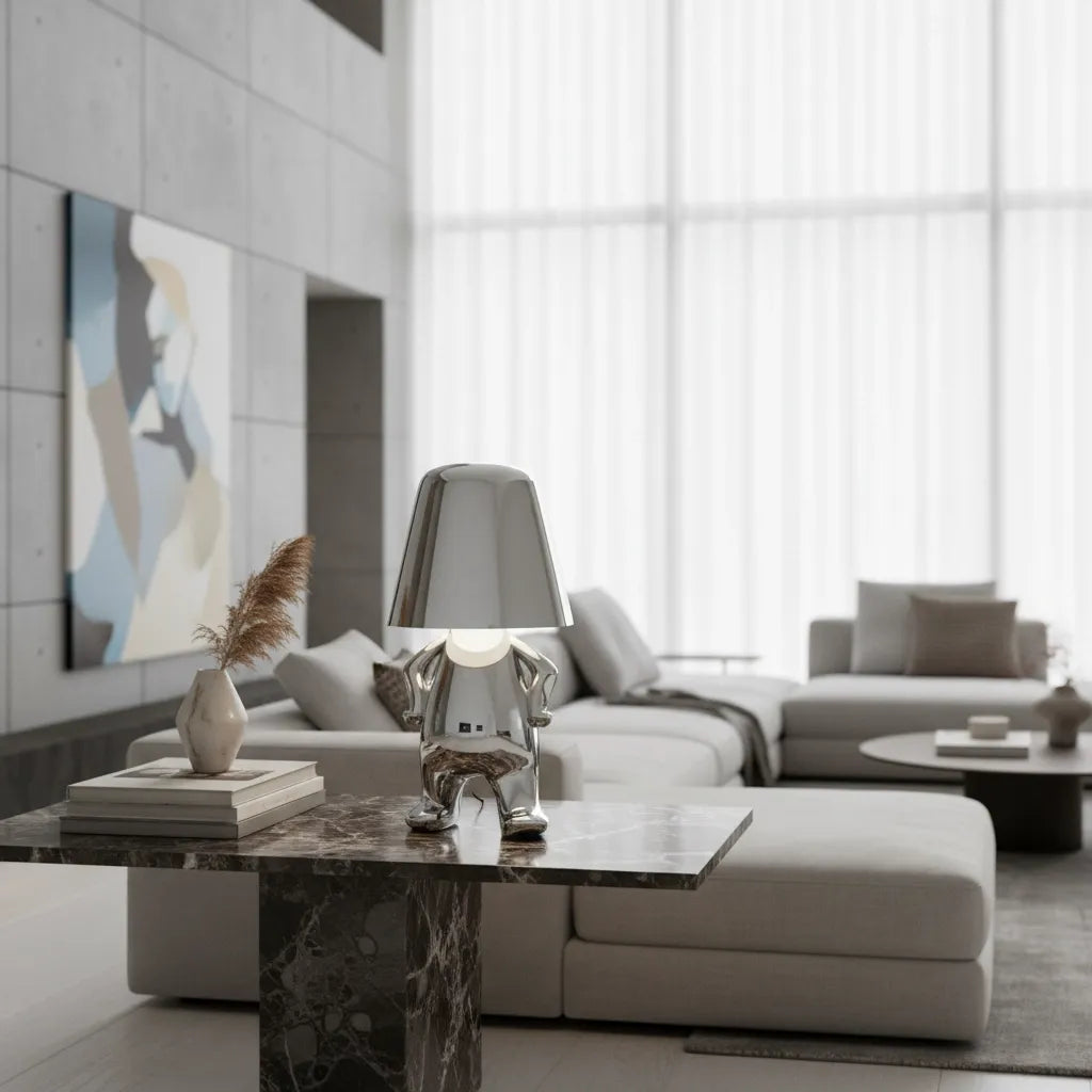 Lampe de Chevet Dorée Originale