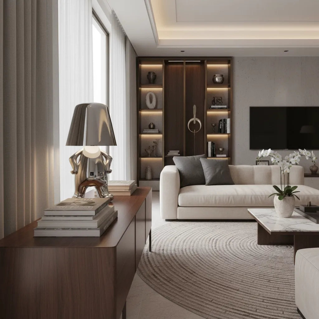 Lampe de Chevet Dorée Originale