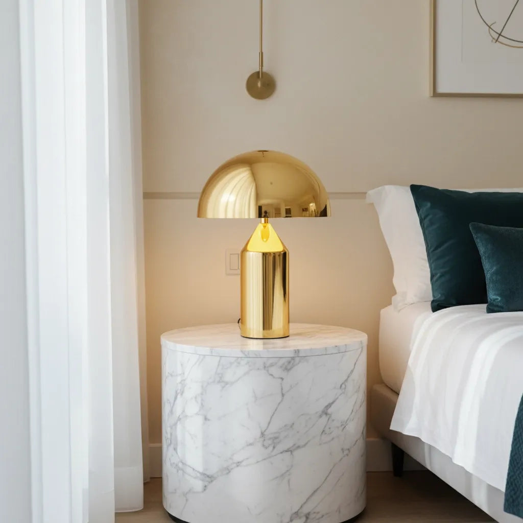 Lampe de Chevet Dorée