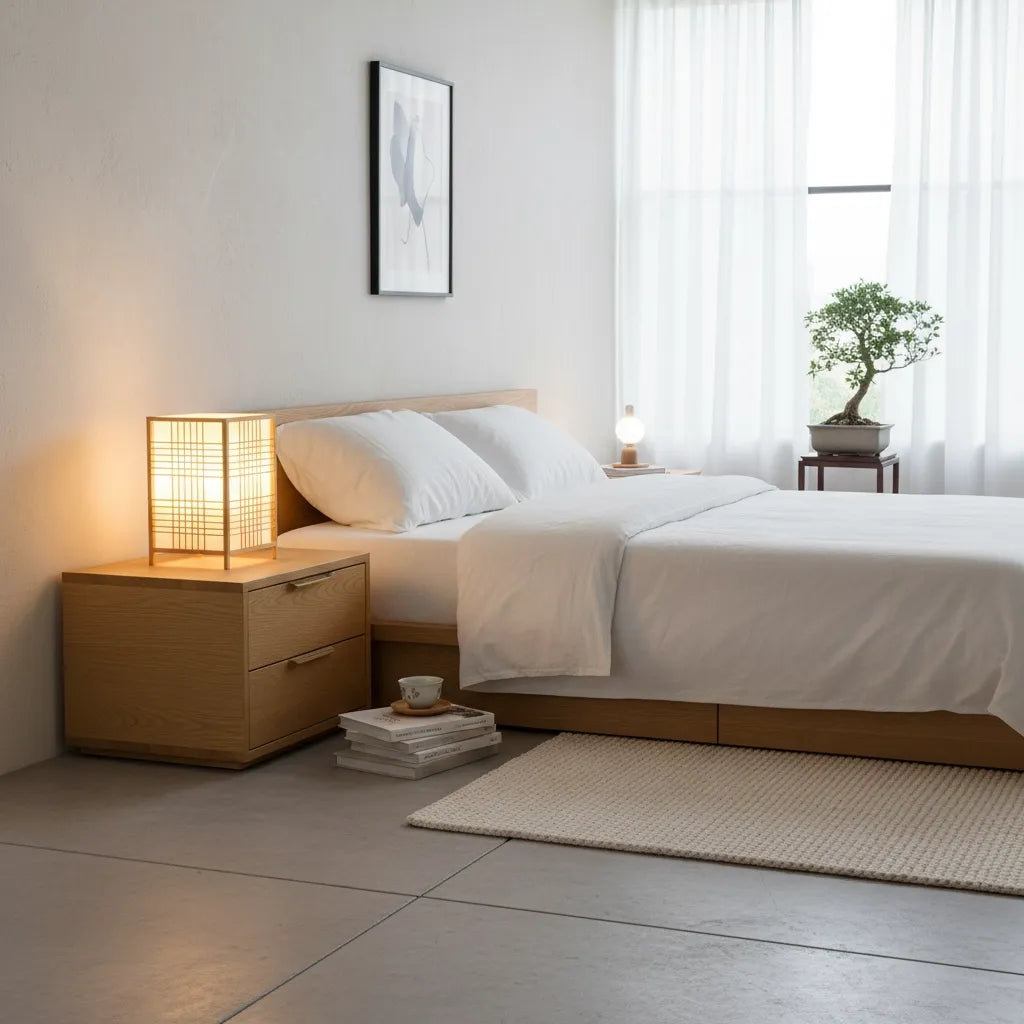 Lampe de Chevet en Bambou