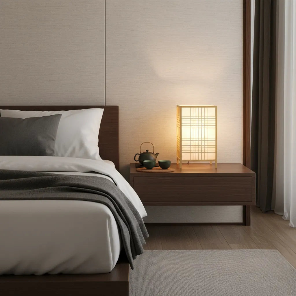 Lampe de Chevet en Bambou