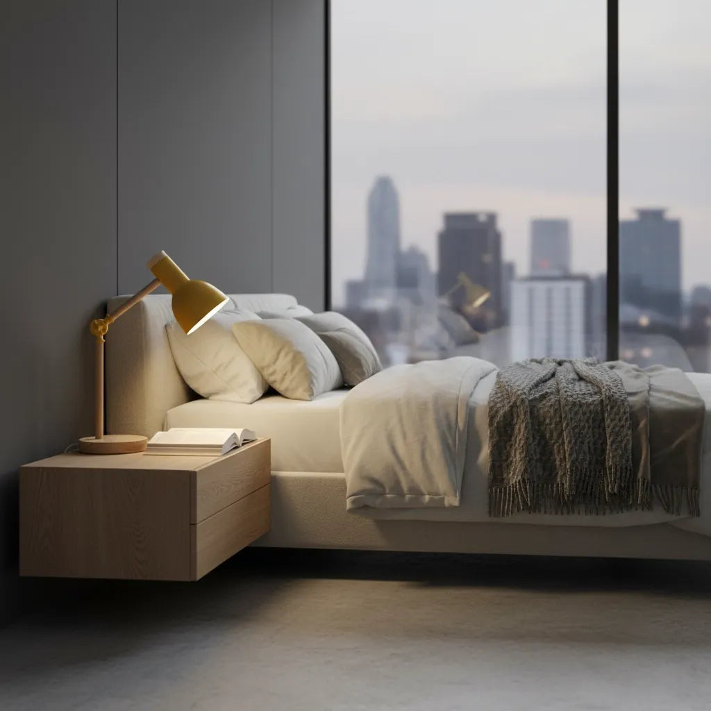 Lampe de Chevet en Bois