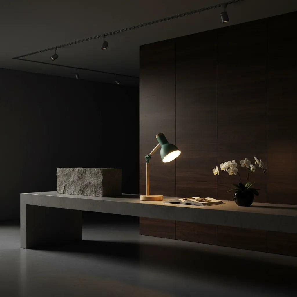 Lampe de Chevet en Bois