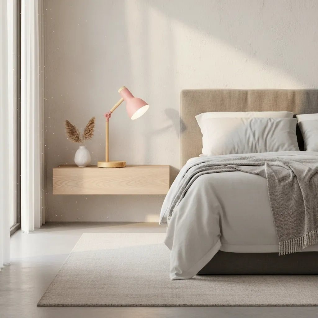 Lampe de Chevet en Bois