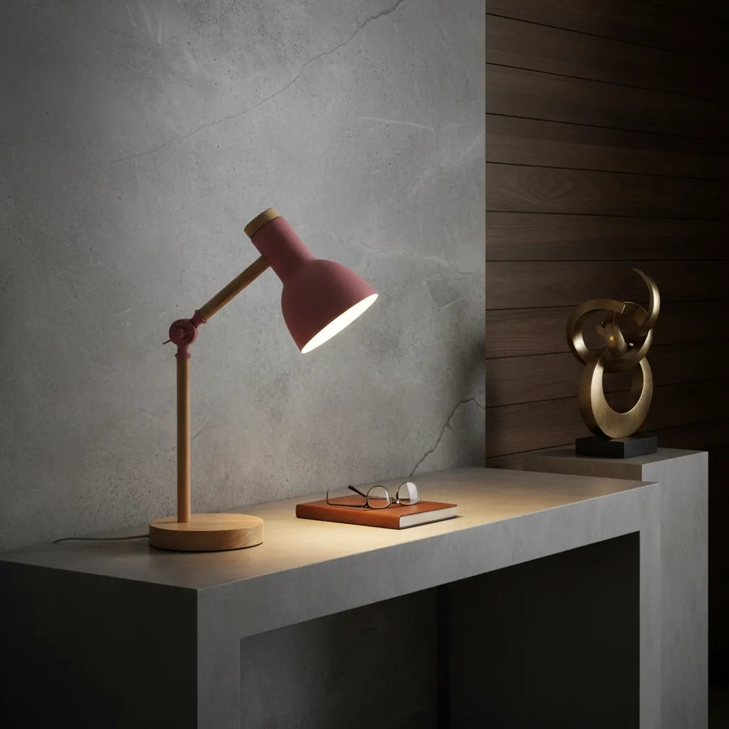 Lampe de Chevet en Bois