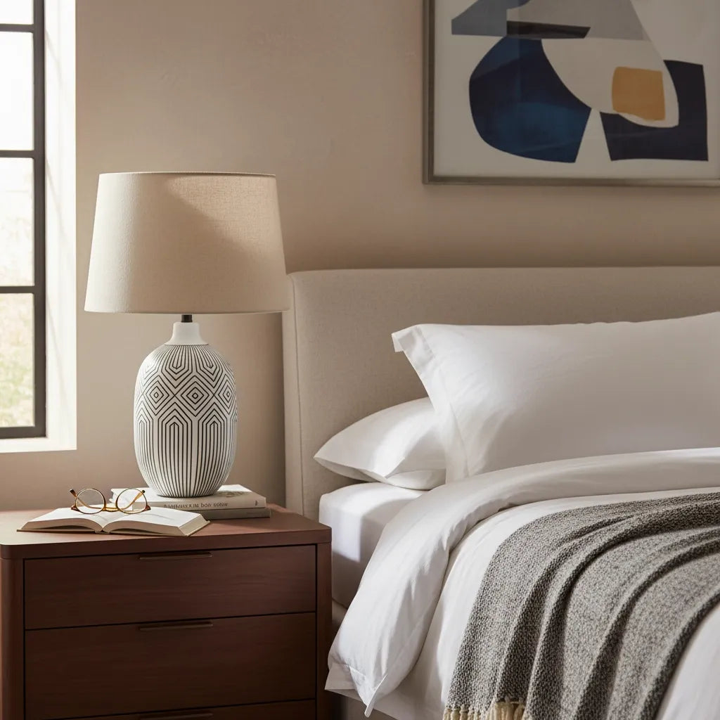 Lampe de Chevet en Céramique