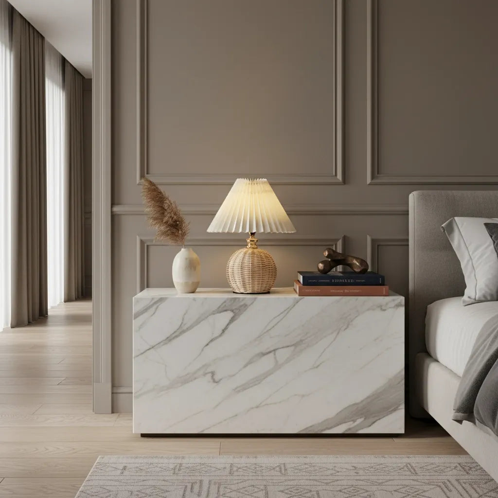 Lampe de Chevet en Osier