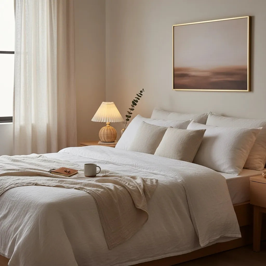 Lampe de Chevet en Osier