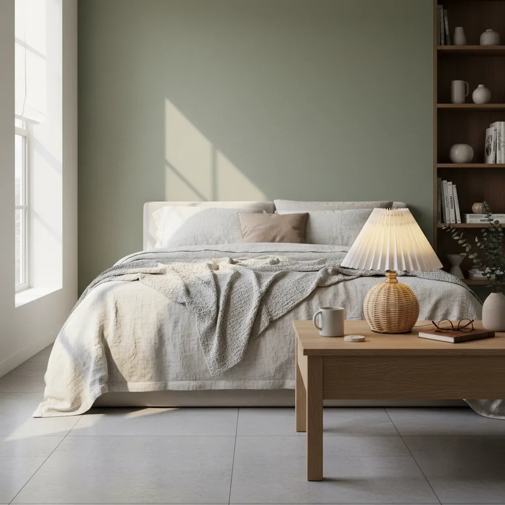 Lampe de Chevet en Osier