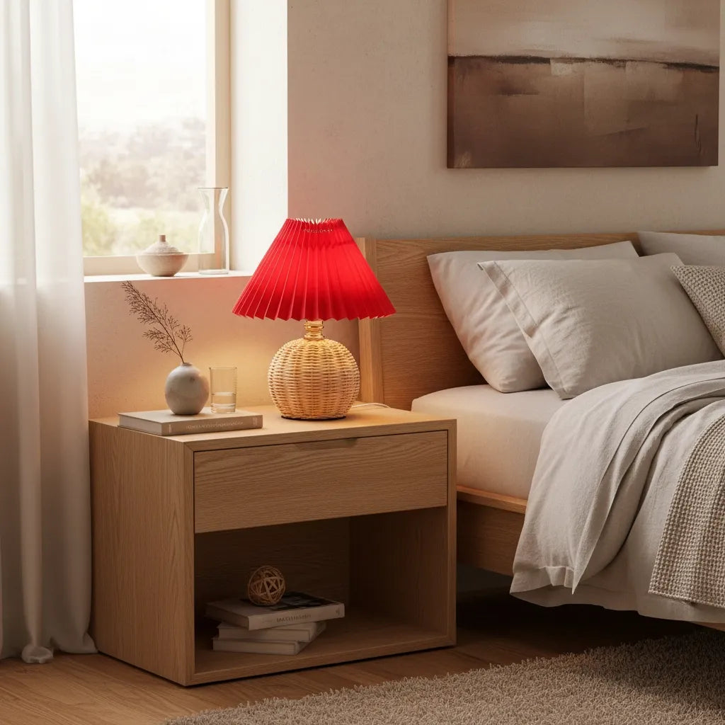 Lampe de Chevet en Osier