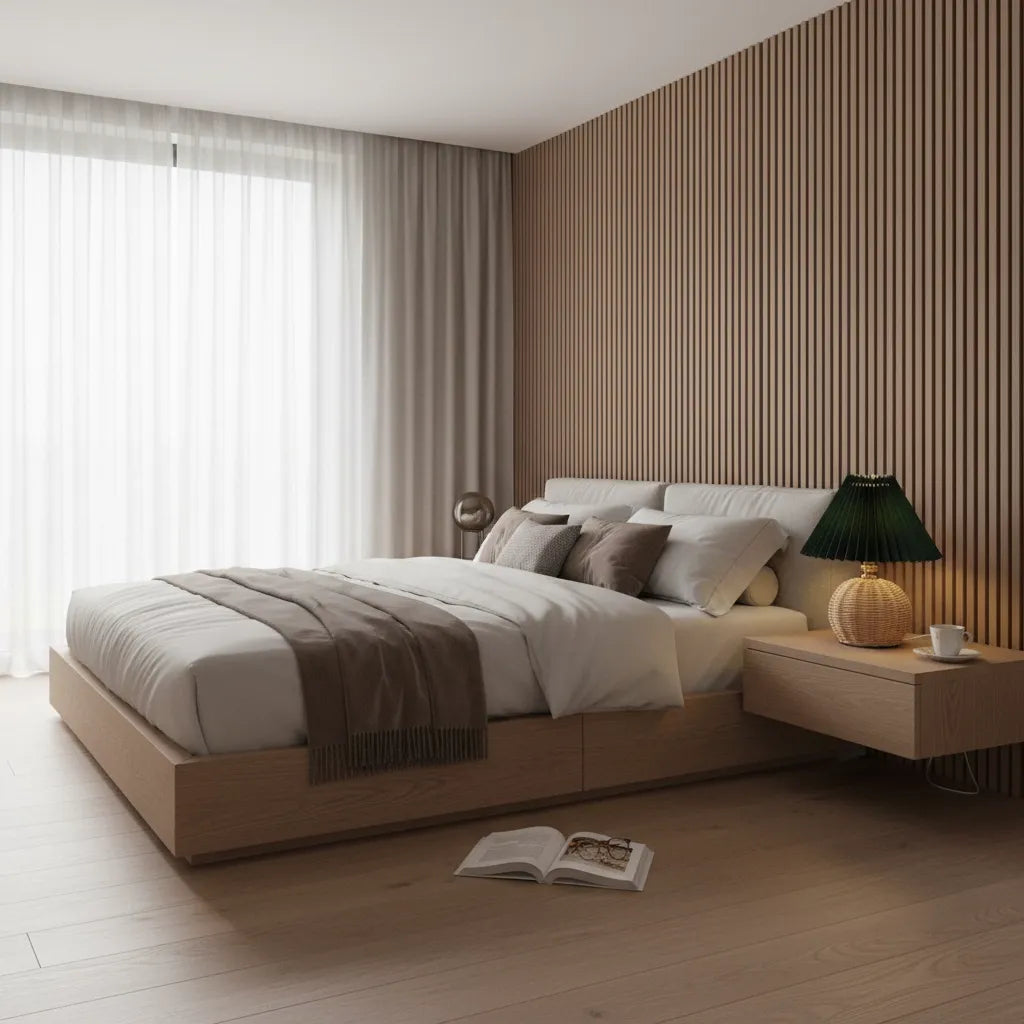 Lampe de Chevet en Osier