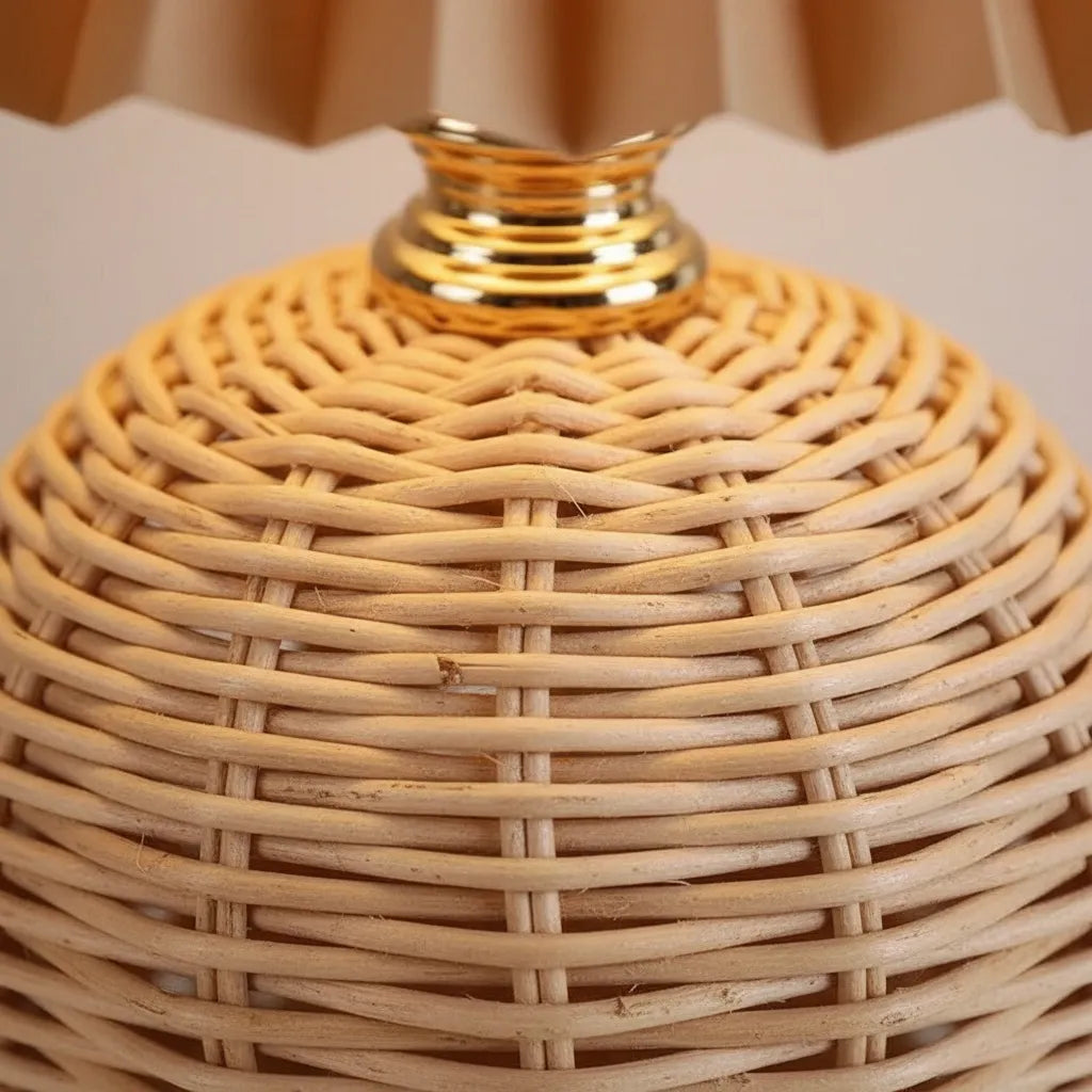 Lampe de Chevet en Osier