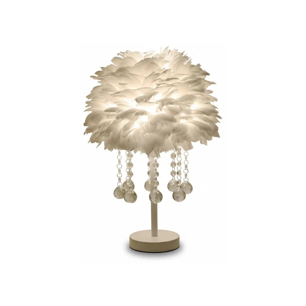 Lampe de Chevet en Plume