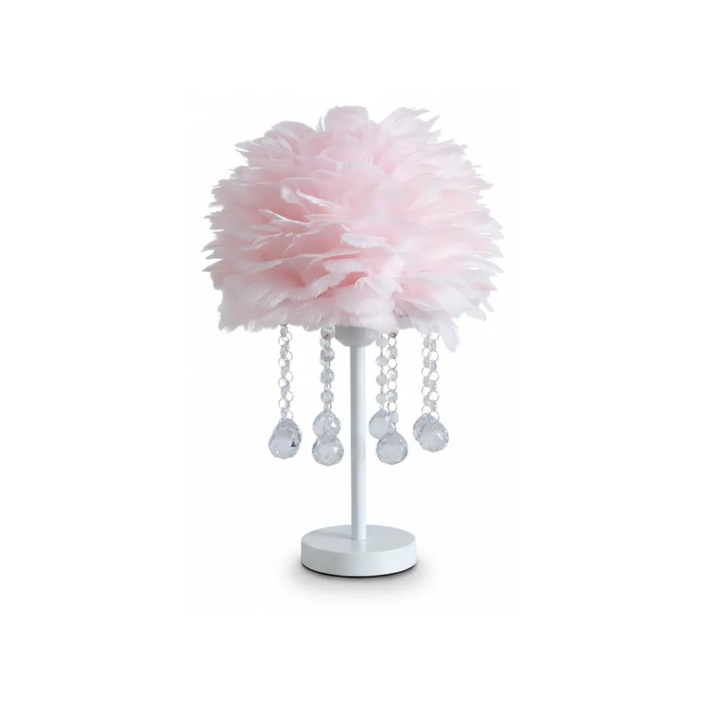 Lampe de Chevet en Plume