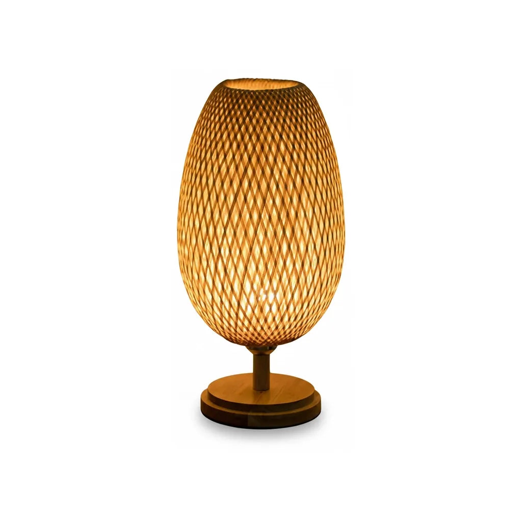 Lampe de Chevet en Rotin
