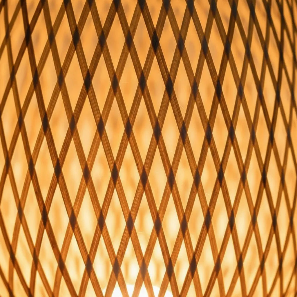 Lampe de Chevet en Rotin