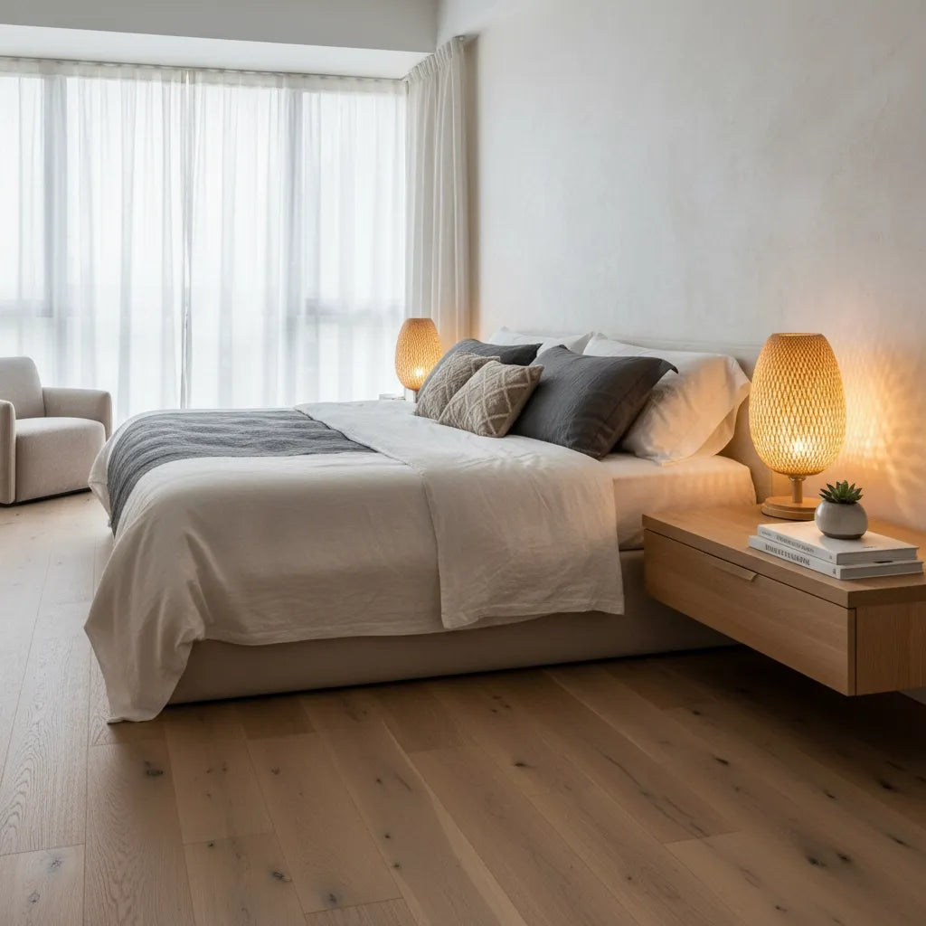 Lampe de Chevet en Rotin