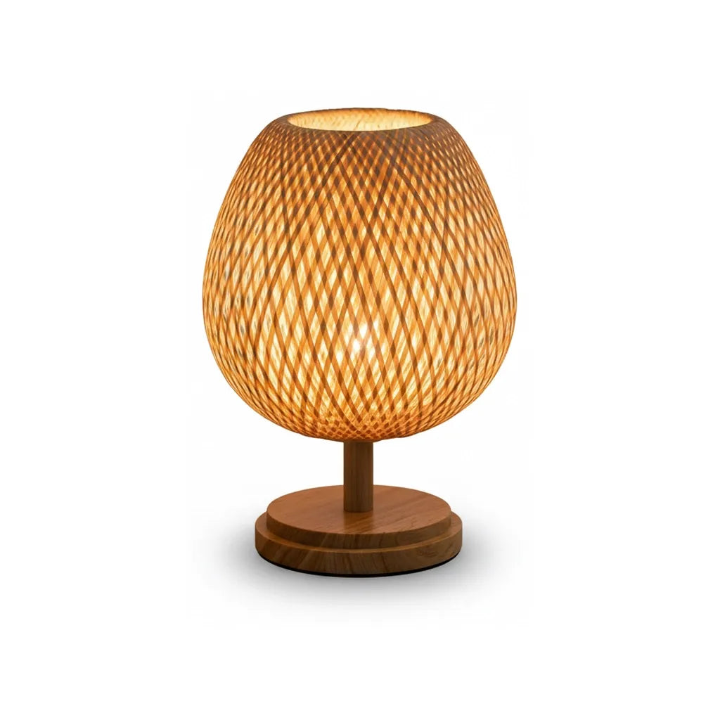 Lampe de Chevet en Rotin