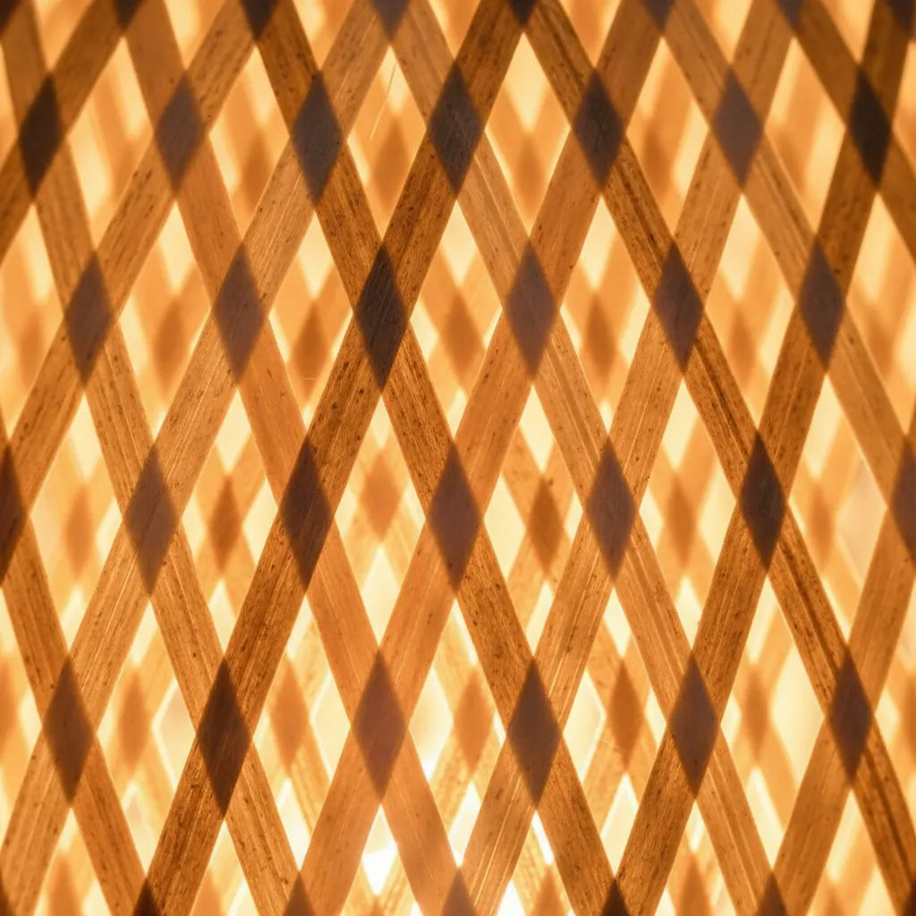 Lampe de Chevet en Rotin