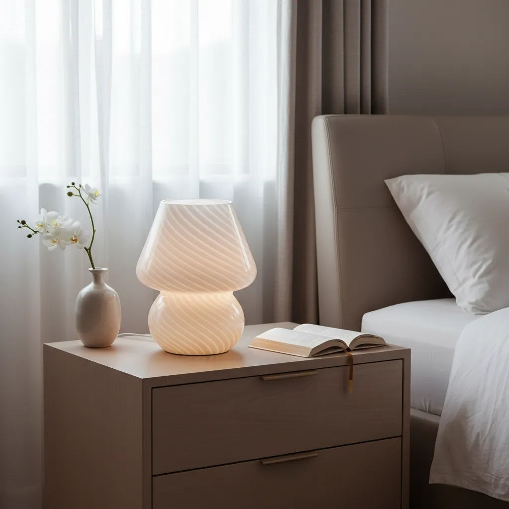 Lampe de Chevet en Verre