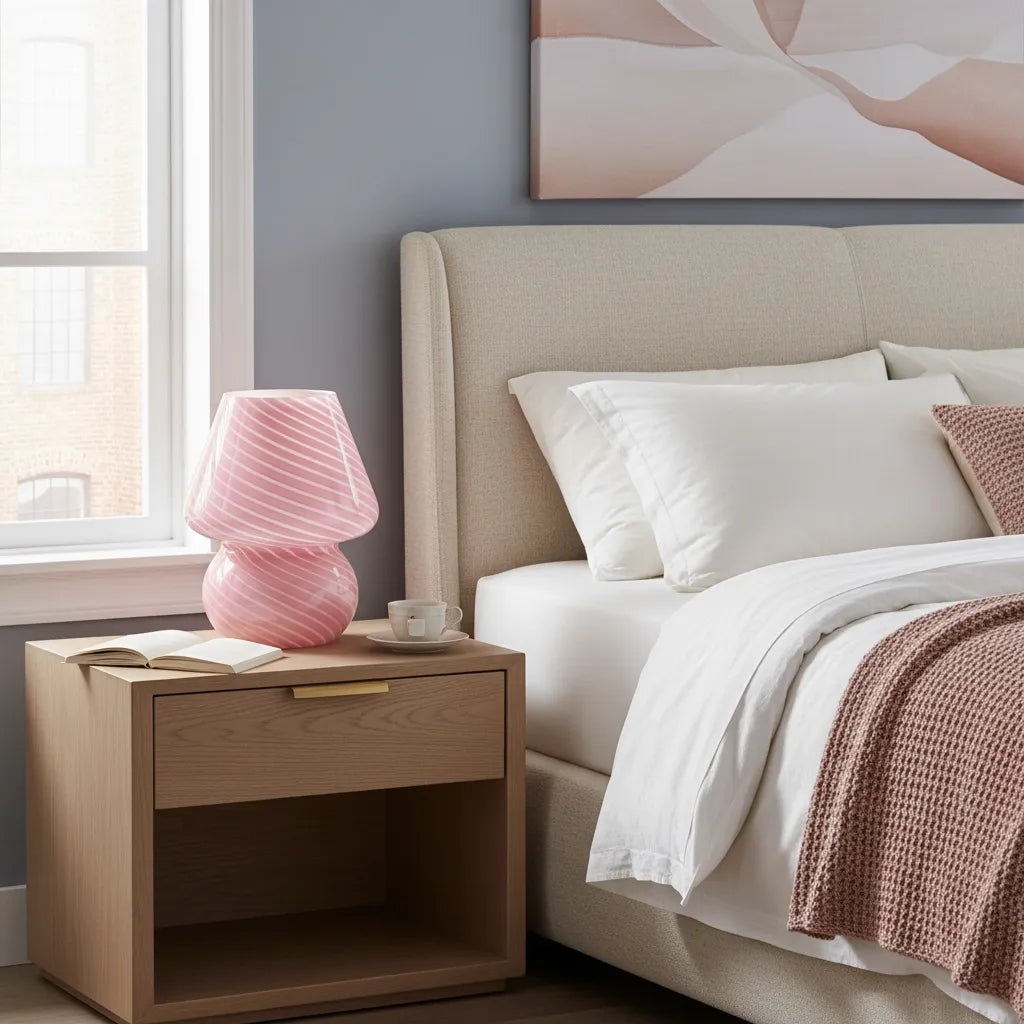 Lampe de Chevet en Verre