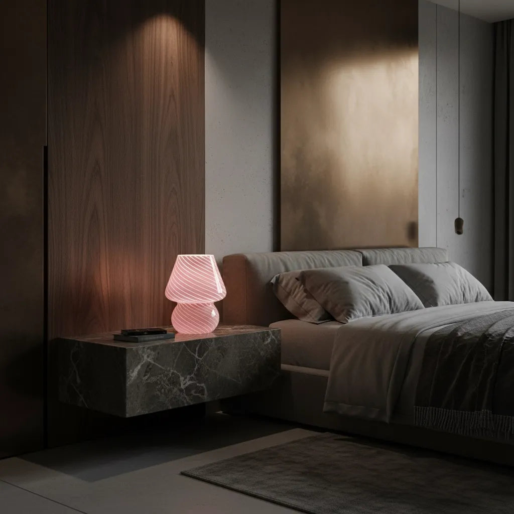 Lampe de Chevet en Verre