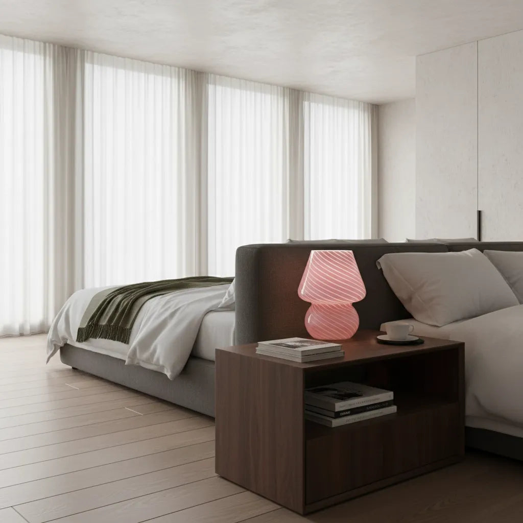 Lampe de Chevet en Verre