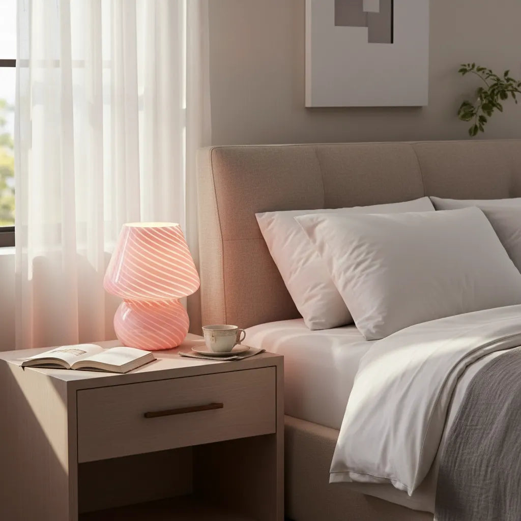 Lampe de Chevet en Verre