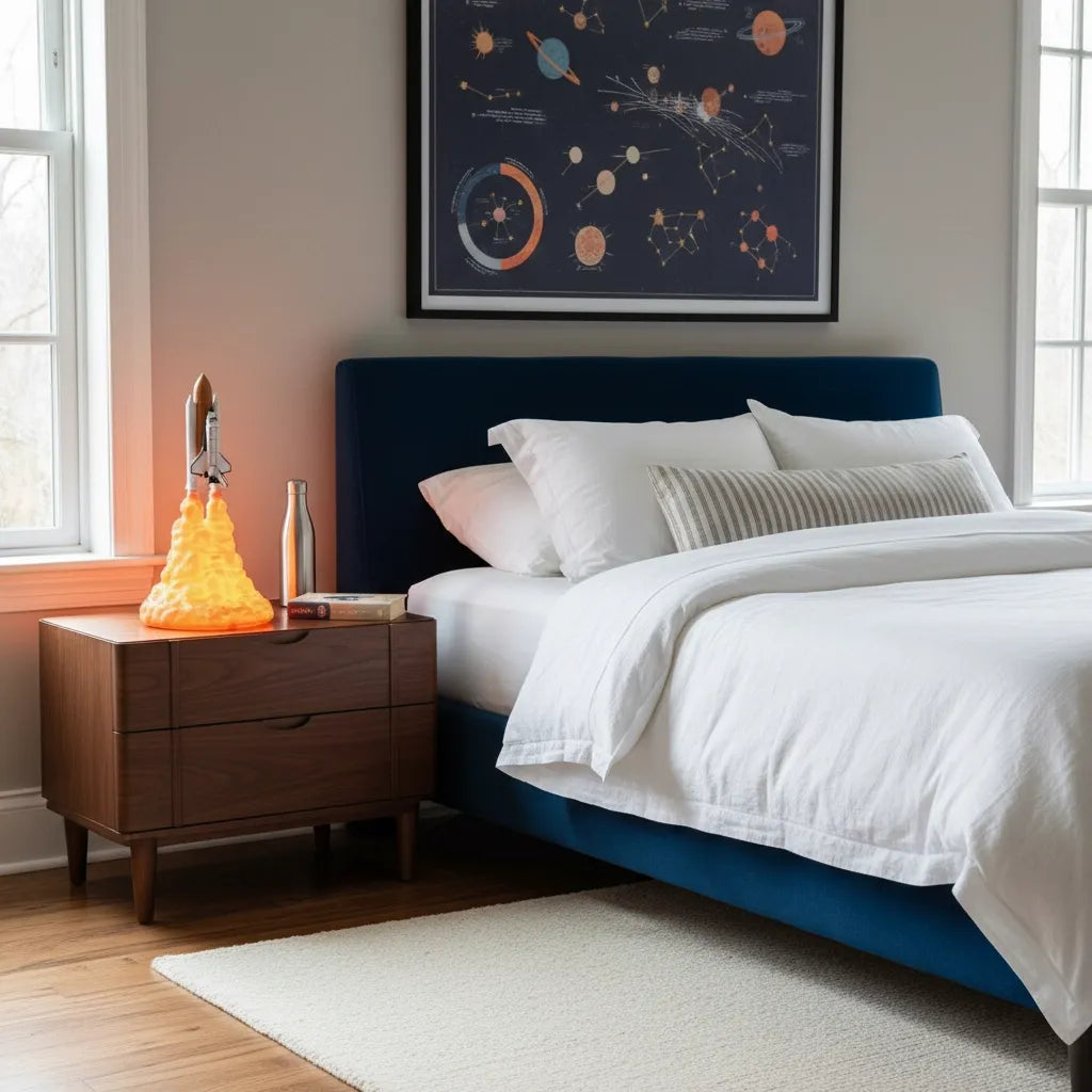 Lampe de Chevet Enfant Fusée