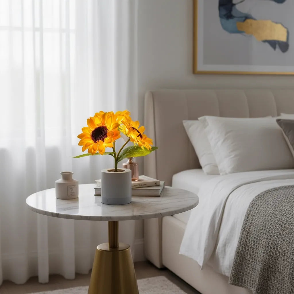 Lampe de Chevet Fleur de Tournesol