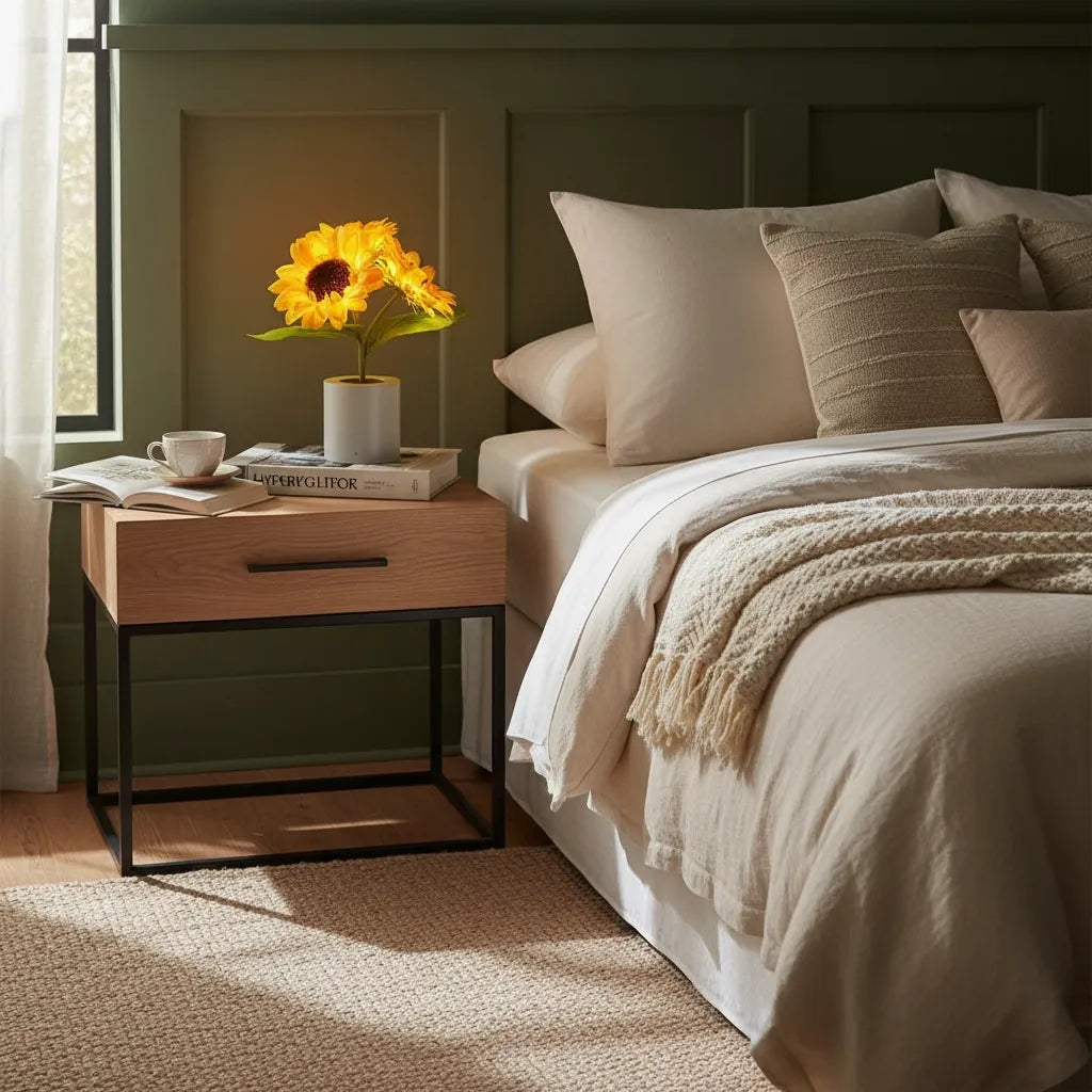 Lampe de Chevet Fleur de Tournesol