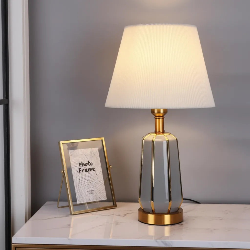 Lampe de Chevet Grise