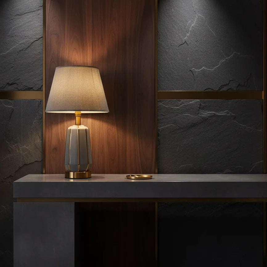 Lampe de Chevet Grise